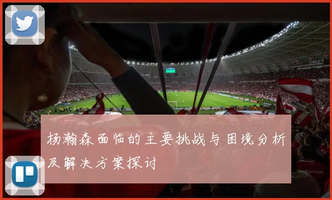 杨瀚森面临的主要挑战与困境分析及解决方案探讨